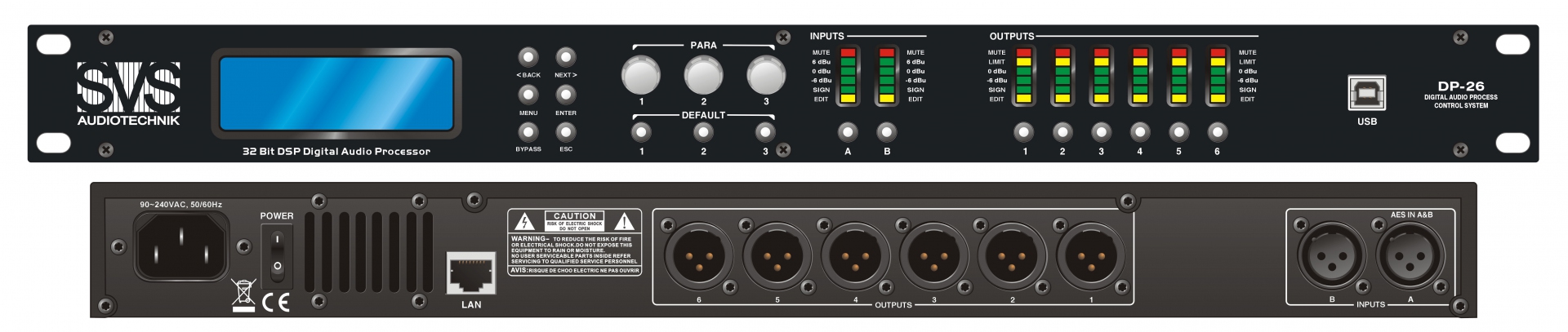 SVS Audiotechnik DP-26 Цифровой процессор: 2 входа 6 выходов в Лангепасе