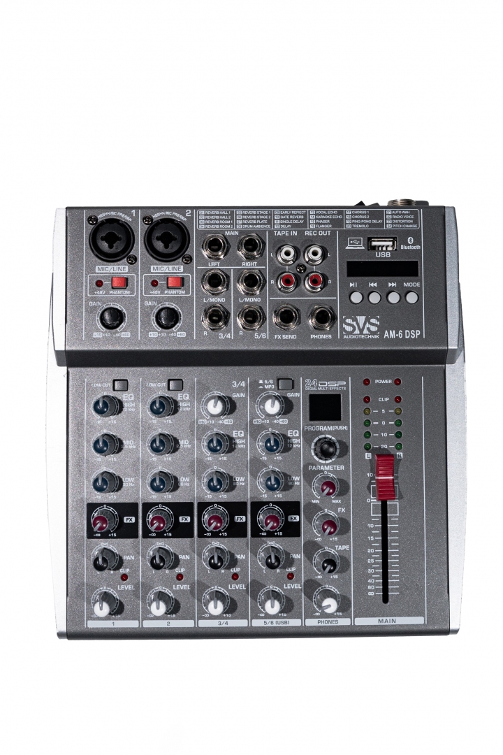 SVS Audiotechnik mixers AM-6 DSP Микшерный пульт аналоговый, 6-канальный SVS Audiotechnik mixers в Лангепасе