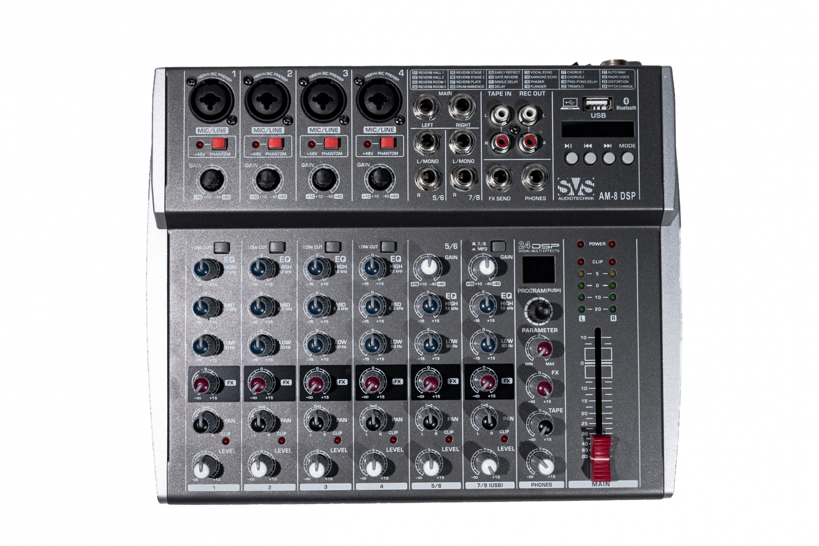SVS Audiotechnik mixers AM-8 DSP Микшерный пульт аналоговый, 8-канальный в Лангепасе